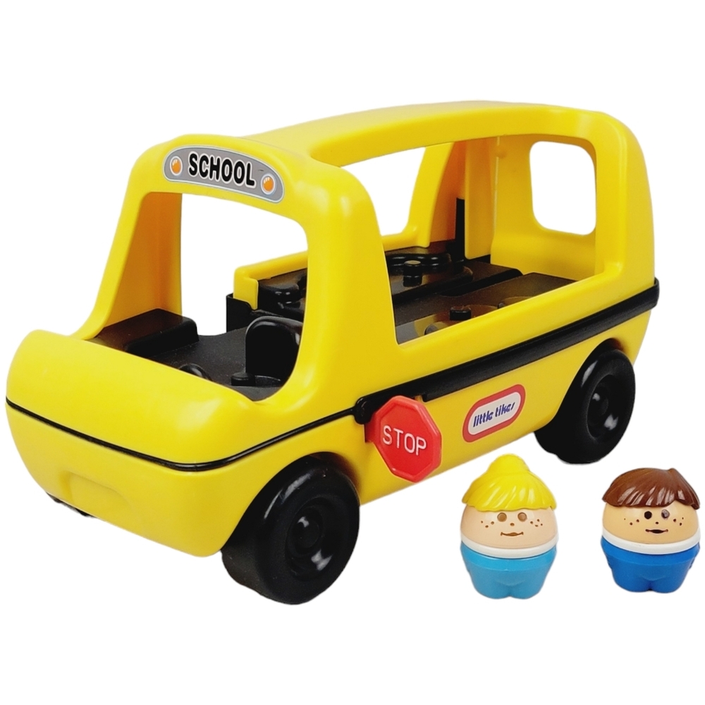 Vintage Little Tikes Toddler Tots School Bus with Figures